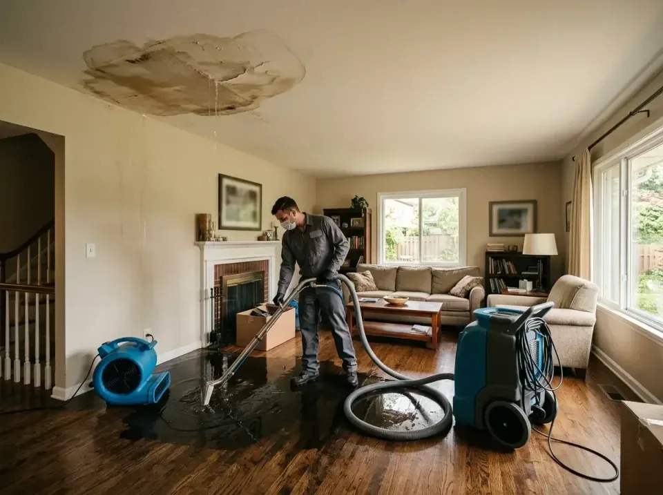 attic-pipe-burst-ceiling-drip-008 — frequently asked questions, Water Damage Restoration & Carpet Care in Salisbury, MD